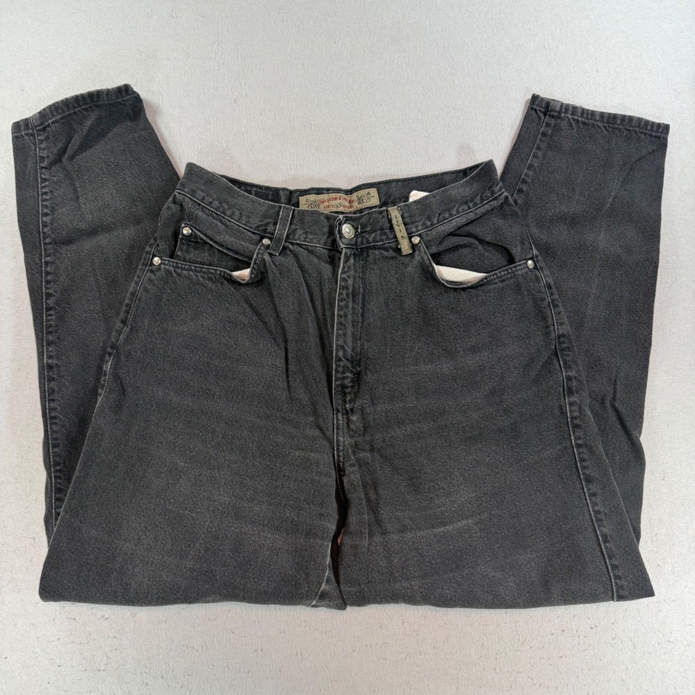 Levis 900 Series Vintage Made in USA Black Tapered High Rise Jeans Size 12